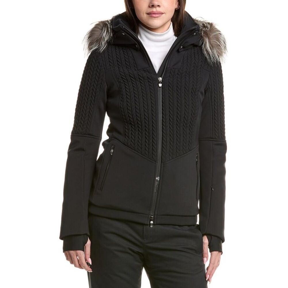 Post Card Womens  Ski Jacket, Black